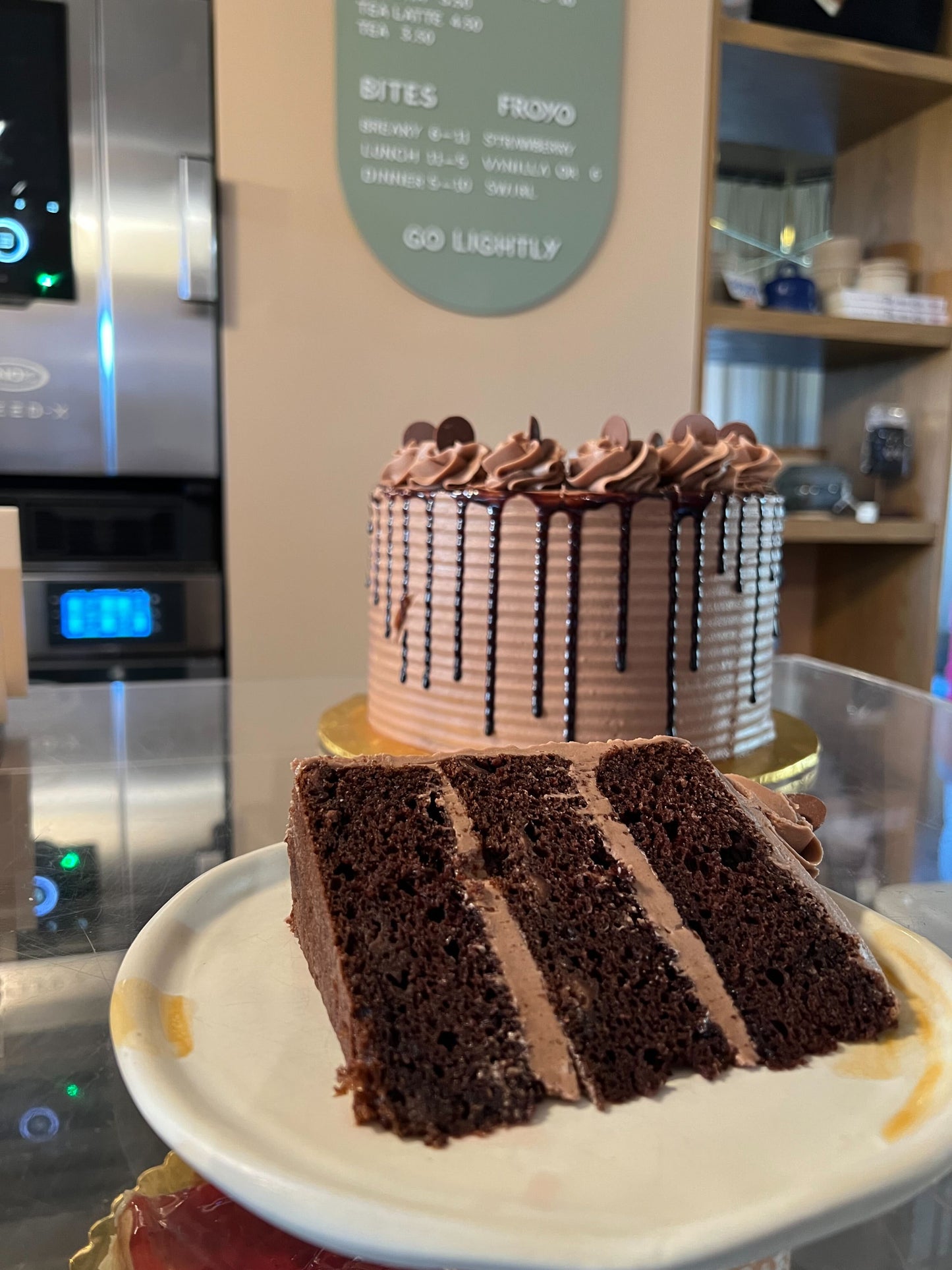 Chocolate Cake Slice